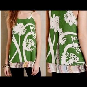 Anthropologie Porridge brightly colored top.